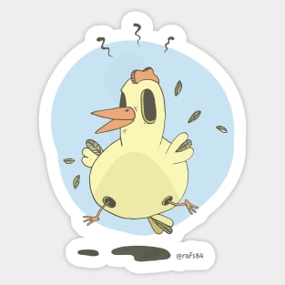 Chicken run Sticker